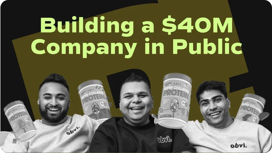 A Retention.com podcast thumbnail: "Building a $40M Company in Public."